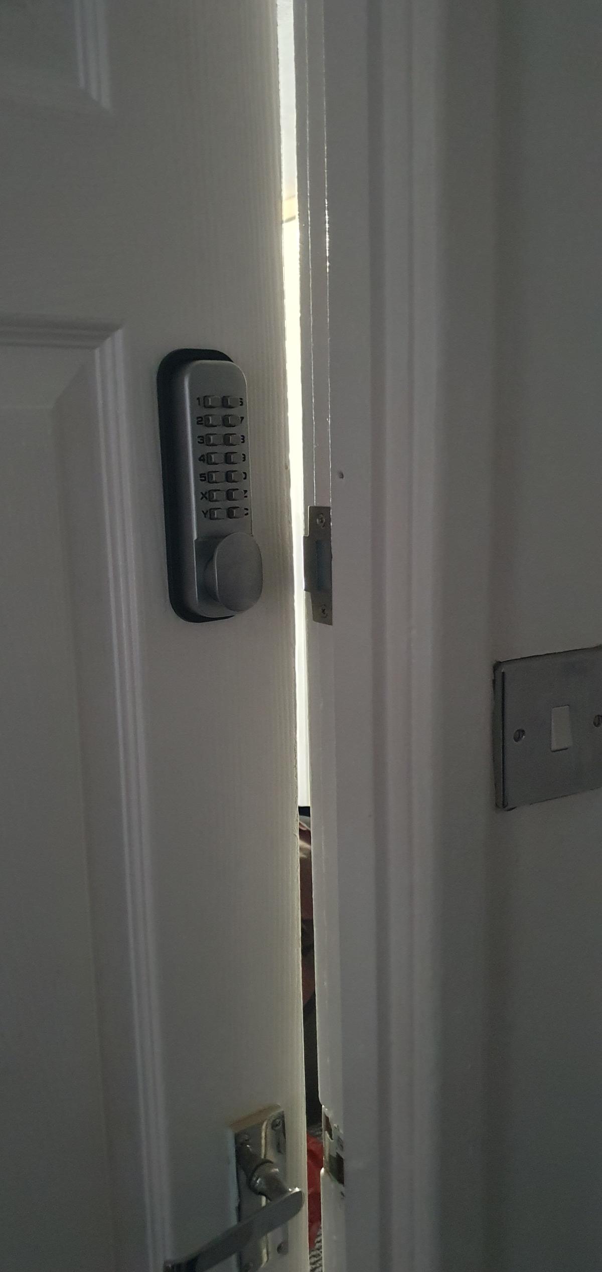 A commercial lock out job completed by AD Locksmithing