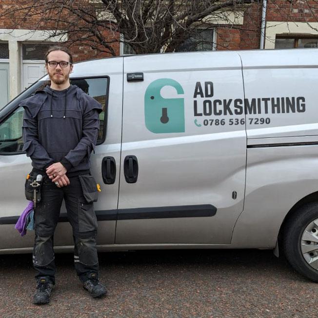Get back in, fast and stress-free, with AD Locksmithing.