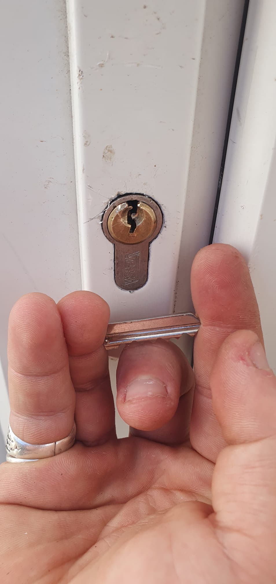 Emergency Locksmith Solutions A snapped key extracted from a uPVC door cylinder